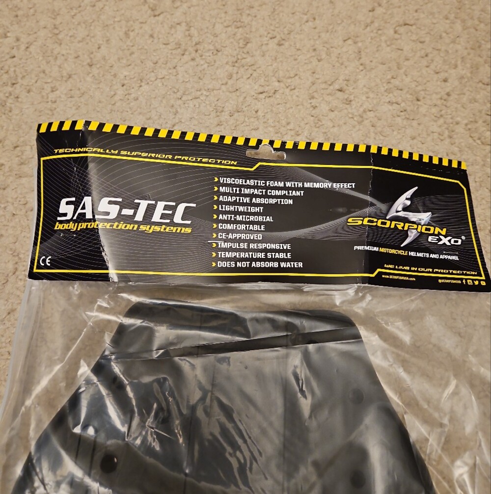 SAS-TEC Protective Back Insert | Black - Picture 2 of 6
